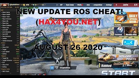 Rules of Survival Cheat Hax4you menu loader August 27 2020