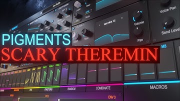 Arturia Pigments 4 Scary Theremin Sound Design Tutorial