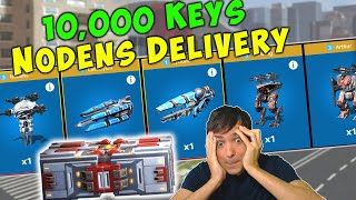 NODENS DELIVERY 10,000 Keys Special Box Opening - War Robots Gameplay WR
