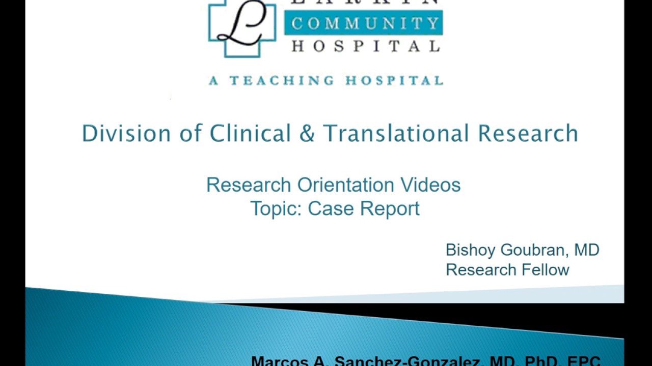 How To Write A Case Report YouTube