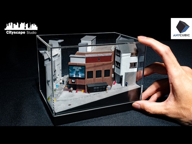 Fully 3D Printed Diorama】Shibuya Dogenzaka 1:150 Miniature