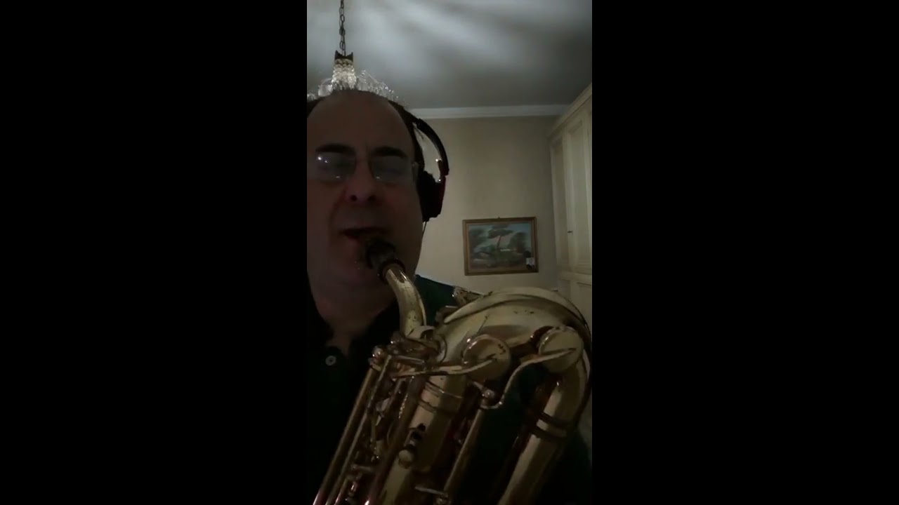 Can U Feel Me Now? - Bari Sax Cover - Jason Weber solo in background