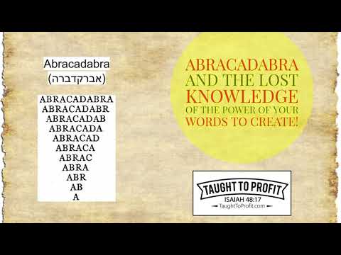 Video: Cách Dịch Abracadabra