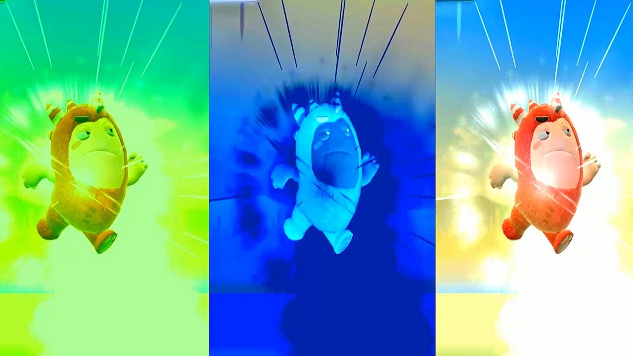 Oddbods Turbo Run Halloween Colors Mix Ep 9