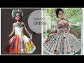How to make Paper Dress|Newspaper Dress| Fancy dress with Newspaper |Paper Dress Cutting & Making💡