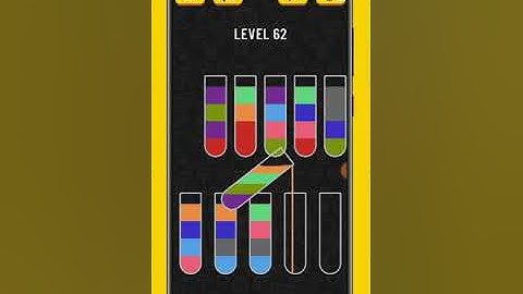 water sort puzzle level 62 walkthrough Android gameplay