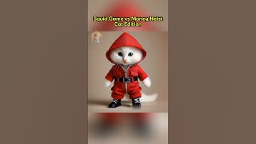 Squid Game vs Money Heist – Cat Edition! #squidgame #MoneyHeist #CatCosplay #KittenFashion #CuteCats