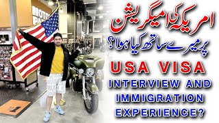 My USA Immigration Experience || What Questions Asked Me on Airport || Zain Adil Butt