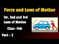 Newton's First Law, Inertia and Momentum | Class 9th | Part 2