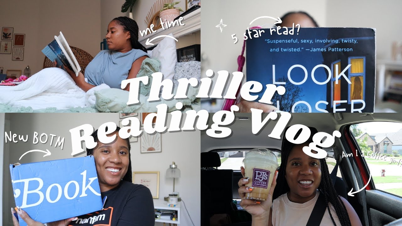 Thriller Reading Vlog // did I find a new favorite thriller book? - YouTube