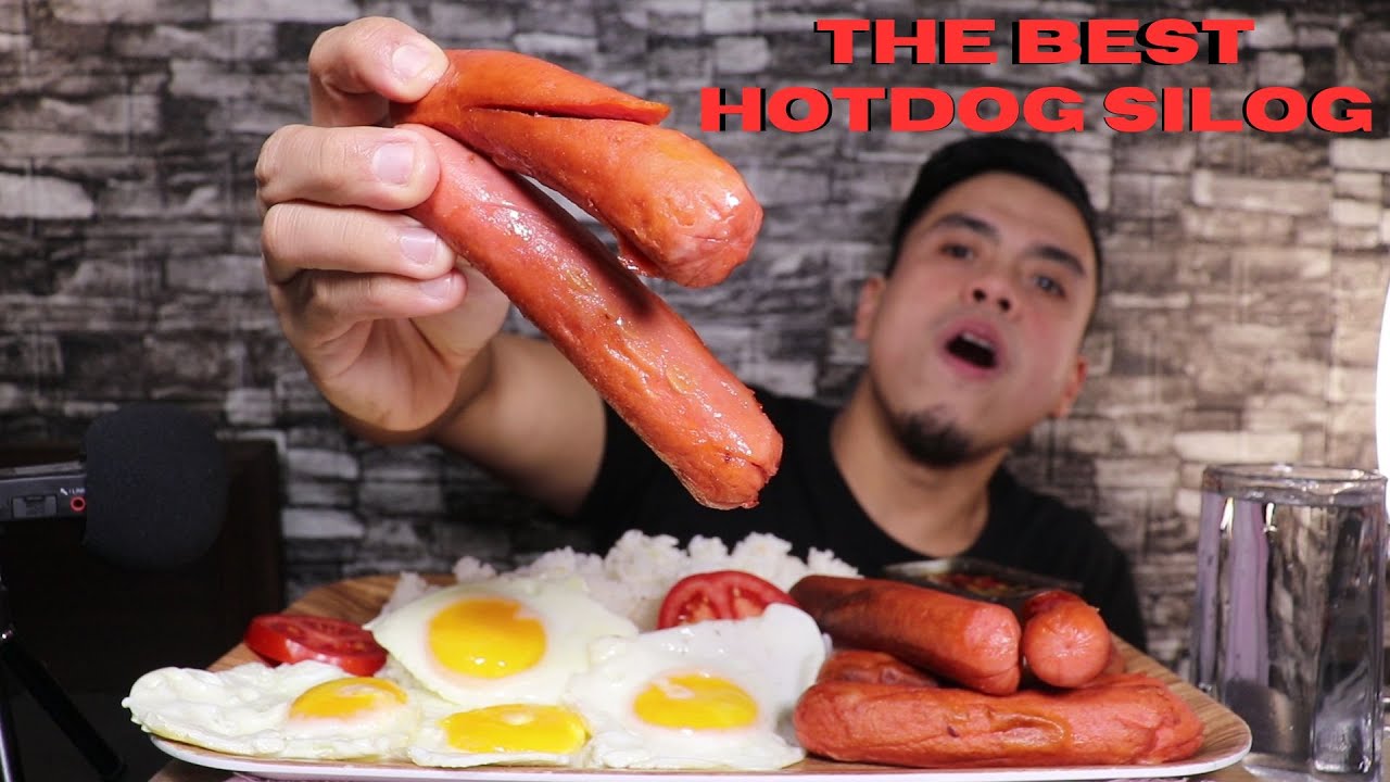 THE BEST HOTDOG SILOG MUKBANG ASMR