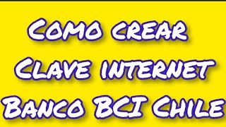 How to Create a BCI Online Bank Password | Online Bank Password