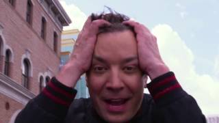 Jimmy Fallon Reacts to His New Ride at Universal Orlando Resort