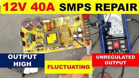 {824} SMPS Output Is High, Fluctuating and Noise