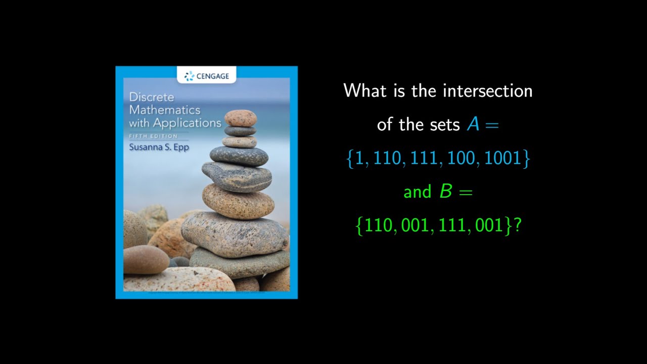 (6.1.13) How Do You Compute Intersection, Union, and Set Differences ...