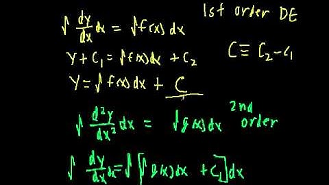 General and Particular Solutions