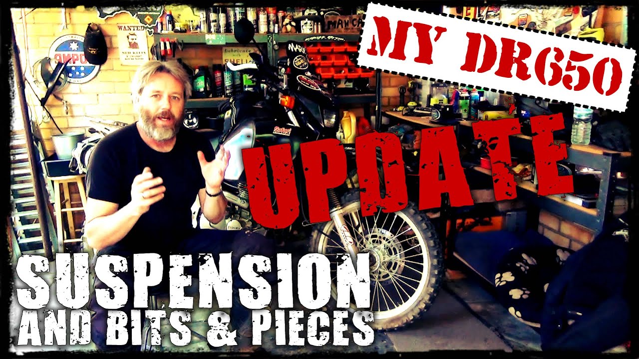 DR650 Suspension Update - YouTube