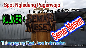 VIRAL ! BOOMING ! Kuliner SEMAR MESEM Tulungagung East Java Indonesian, didahului Gowes ke Ngledeng
