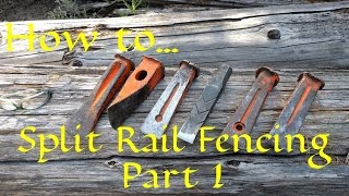 How to Make Split Rail Fencing - Part 1 I show the basics of how to make split rail fencing as well as pass a few tips along the way. Here are a few links to the products used