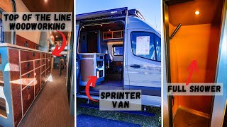 Full Home LUXURY Van Tour - Heated Floors, A/C, Sleep 3, Full Shower