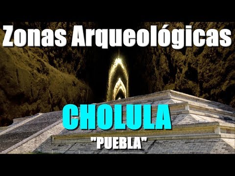 Archaeological sites. Cholula. Puebla