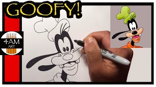 How to Draw GOOFY (DISNEY)