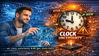 What Is Clock Uncertainty in VLSI Design? || Skew, Jitter & Timing Margin Explained.#status#VLSI