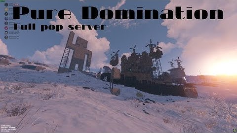 How we dominated a full-pop Rust server as 150.000-hour group!