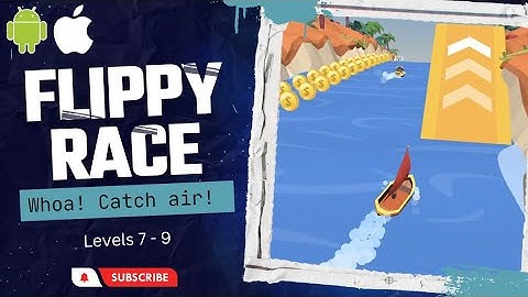Can we pull off a QUADRUPLE flip?! Flippy Race Android iOS Gameplay MAX Levels 7-9