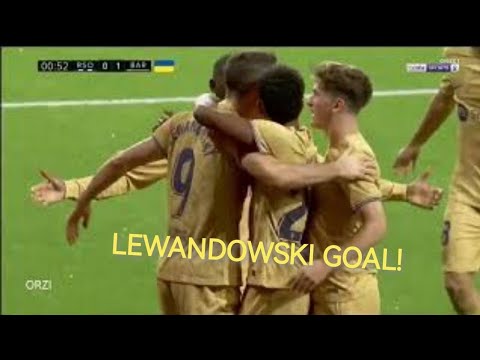 GOL Lewandowskiego w 1 minucie meczu! ||| FC Barcelona vs Real Sociedad