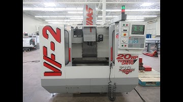 Haas VF-2 5-Axis CNC VMC with Haas T5C 2-Axis Tilting Rotary Table, 10K Spindle, 2-Speed Gearbox