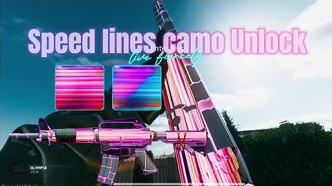 How to unlock "SPEED LINES CAMO" fast warzone #new camo #warzone #camoskin #speedlines #cod #bo6