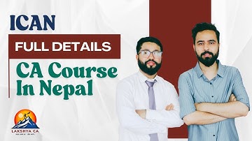 CA Course in Nepal (ICAN) || Fees, Subjects, Time Duration, Exam , Intake || Full Details - Gurubaa
