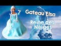 Gteau elsa reine des neiges i cake design  elsa doll cake