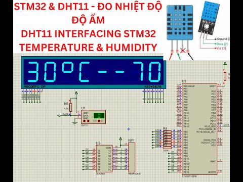 03 | DHT11 ĐO NHIỆT ĐỘ-ĐỘ ẨM HIỂN THỊ LED 7SEG- STM32F103C8T6 #STM32 #STM32F103C8T6 #7SEGMENT #DHT11