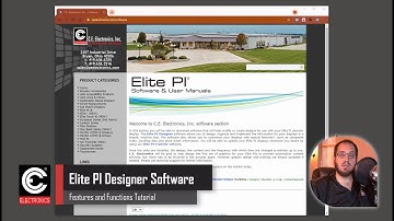 C.E. Electronics Elite PI Software Tutorial