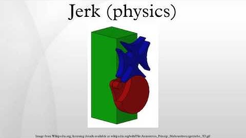 Jerk (physics)