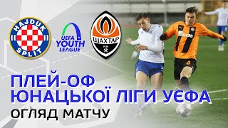 U19. Hajduk 1-0 Shakhtar. Highlights of the UEFA Youth League play-off match (08/02/2023)