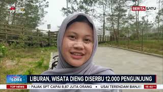 Kawasan Dieng Diserbu Wisatawan, Antrean Kendaraan Mengular