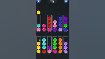 ball sort game @kk Gamer 532🔥 Level 112 💯 short game video