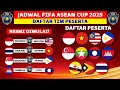 RESMI INDONESIA VS MALAYSIA! Jadwal FIFA ASEAN CUP 2025 - Daftar Tim Peserta FIFA ASEAN CUP 2025