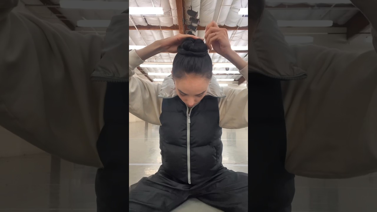 BALLET BUN TUTORIAL #ballerina#ballet#balletbun#hair#hairtutorial#hairstyle#tutorial#beauty#dance