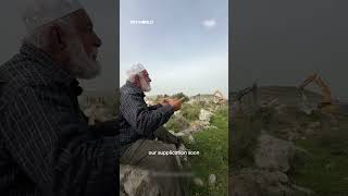 Download Lagu Palestinian man prays to God as Israeli forces demolish his family home MP3