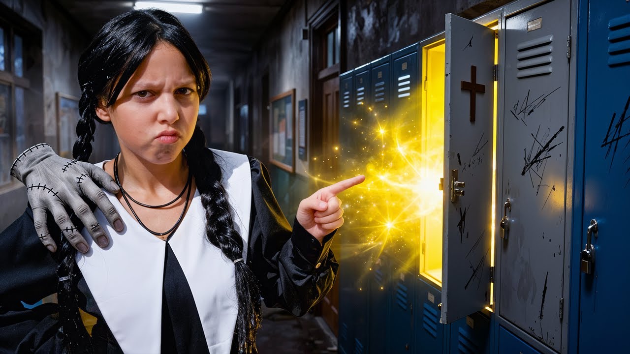 What Did Wednesday Find at School? Amelka Karamelka Dark Stories 