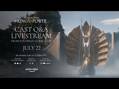 The Lord of the Rings: The Rings of Power - Cast Q&A Livestream from SDCC