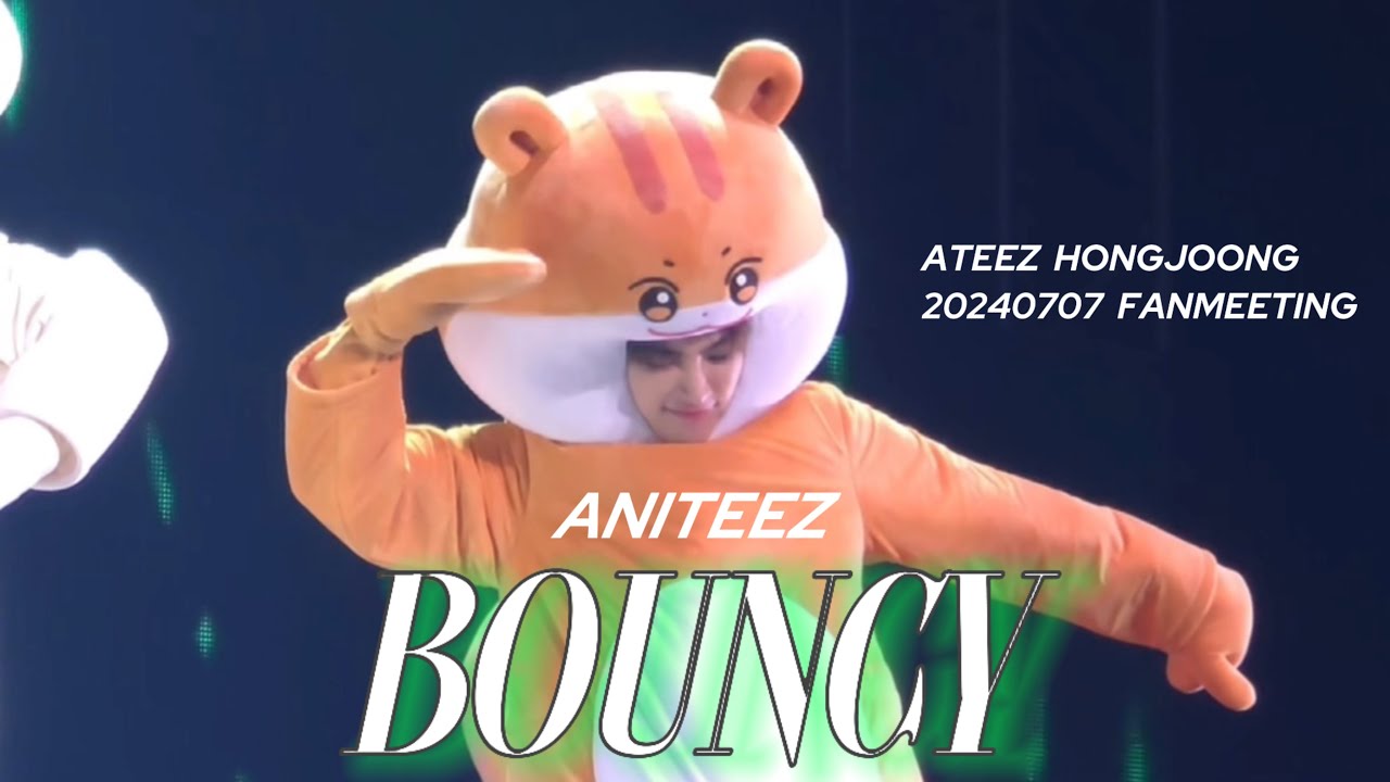[4K] 240707 ATEEZ 에이티즈 FANMEETING - BOUNCY 홍중 직캠 HONGJOONG FANCAM