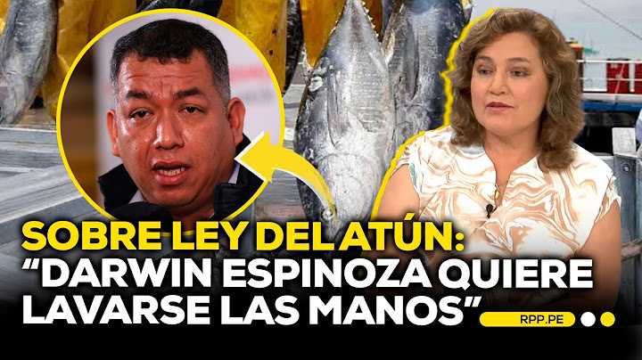 Silvia Monteza responde al congresista Darwin Espinoza por ley de atún #LASCOSASRPP | ENTREVISTA