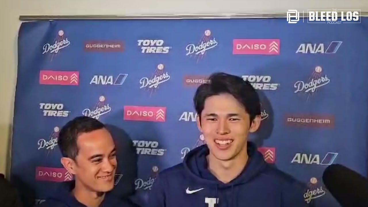 Roki Sasaki on First MLB Win, Rain Delay & Fastball Confidence