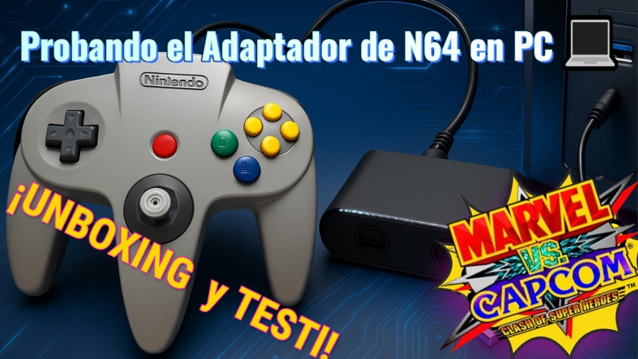 Adaptador Para Control Nintendo 64 En PC / Switch – ¿Funcionará?? 🎮 ¿Sirve en Emuladores??