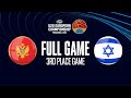 3RD PLACE: Montenegro v Israel | FIBA U20 European Championship 2022